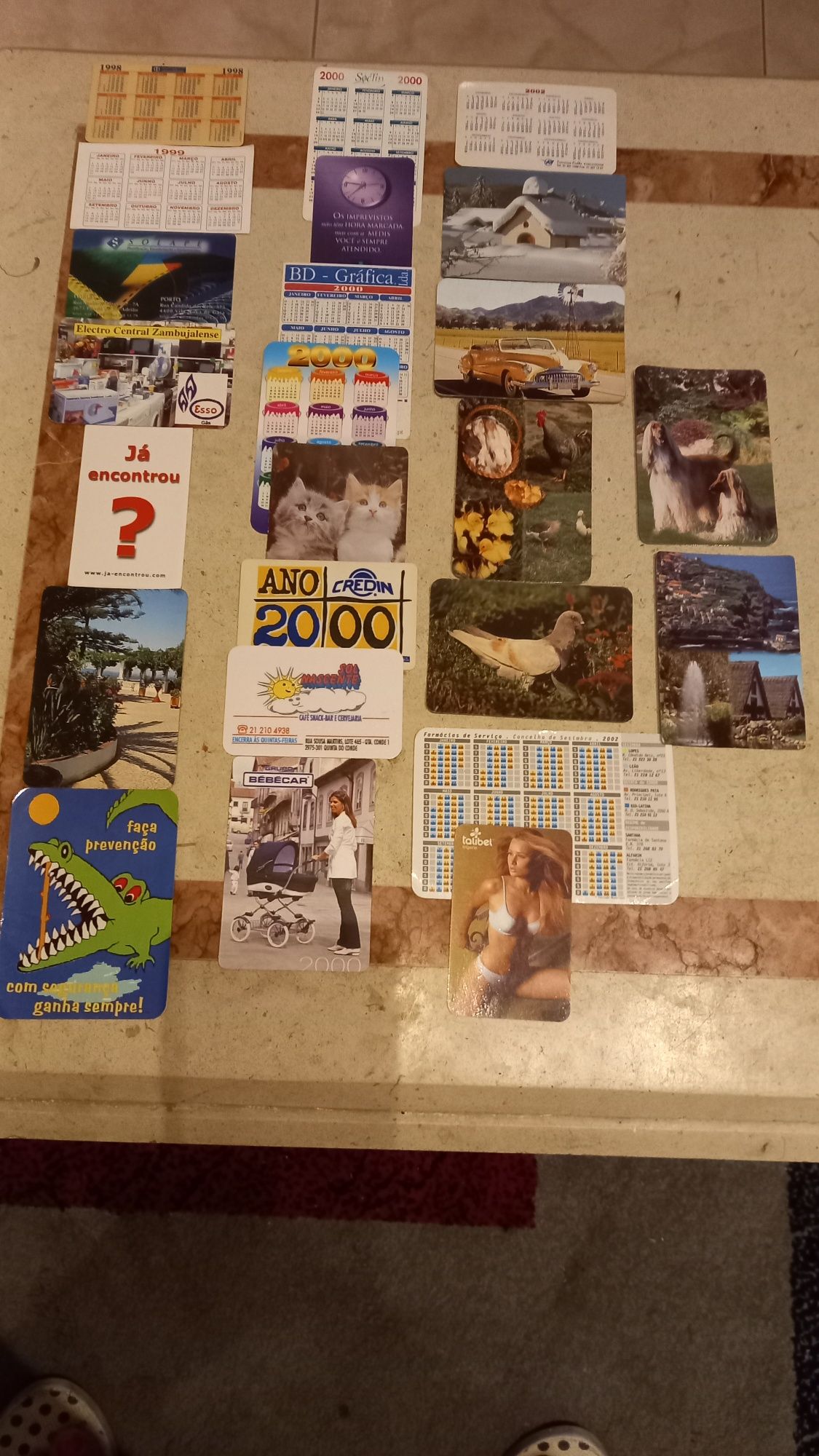 Grande oportunidade!!! Vendo coleção ⁷de 209 calendários a bom preço