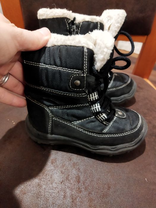 Kozaki 22 ciepłe buty zimowe dla chłopca