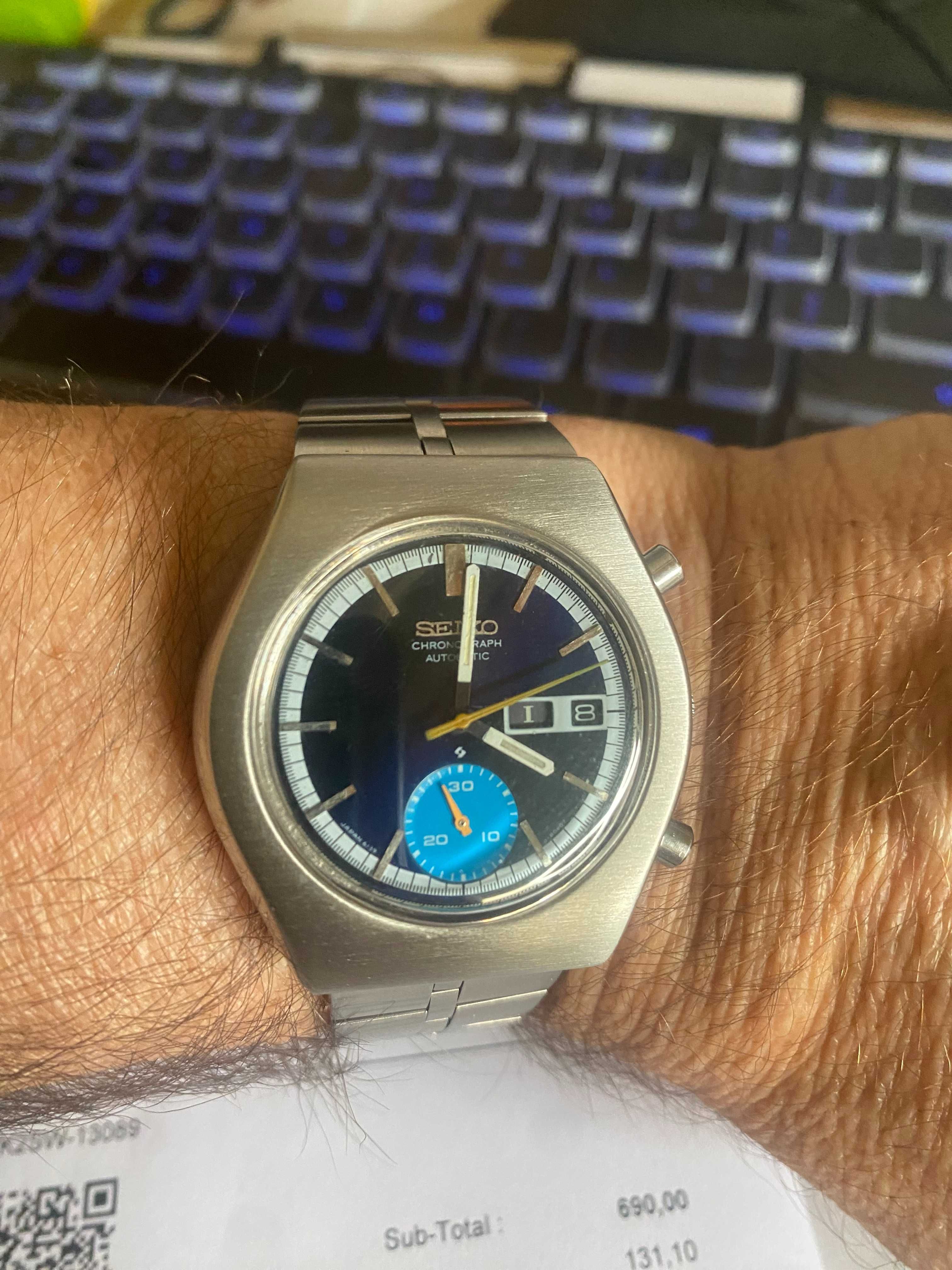 Seiko 6139  /  8020 cronógrafo automático