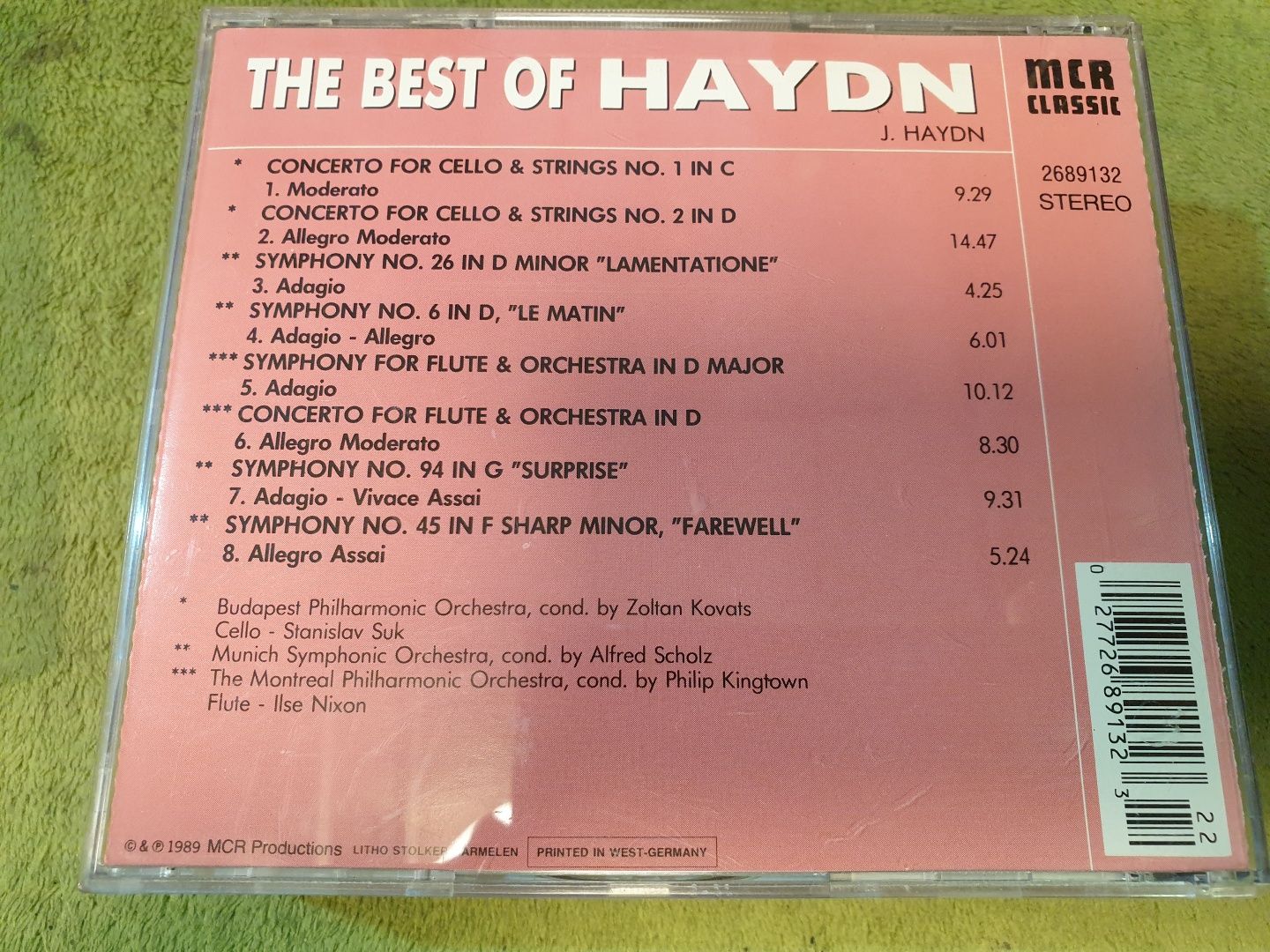 6 płyt CD różni wykonawcy, muzyka poważna.