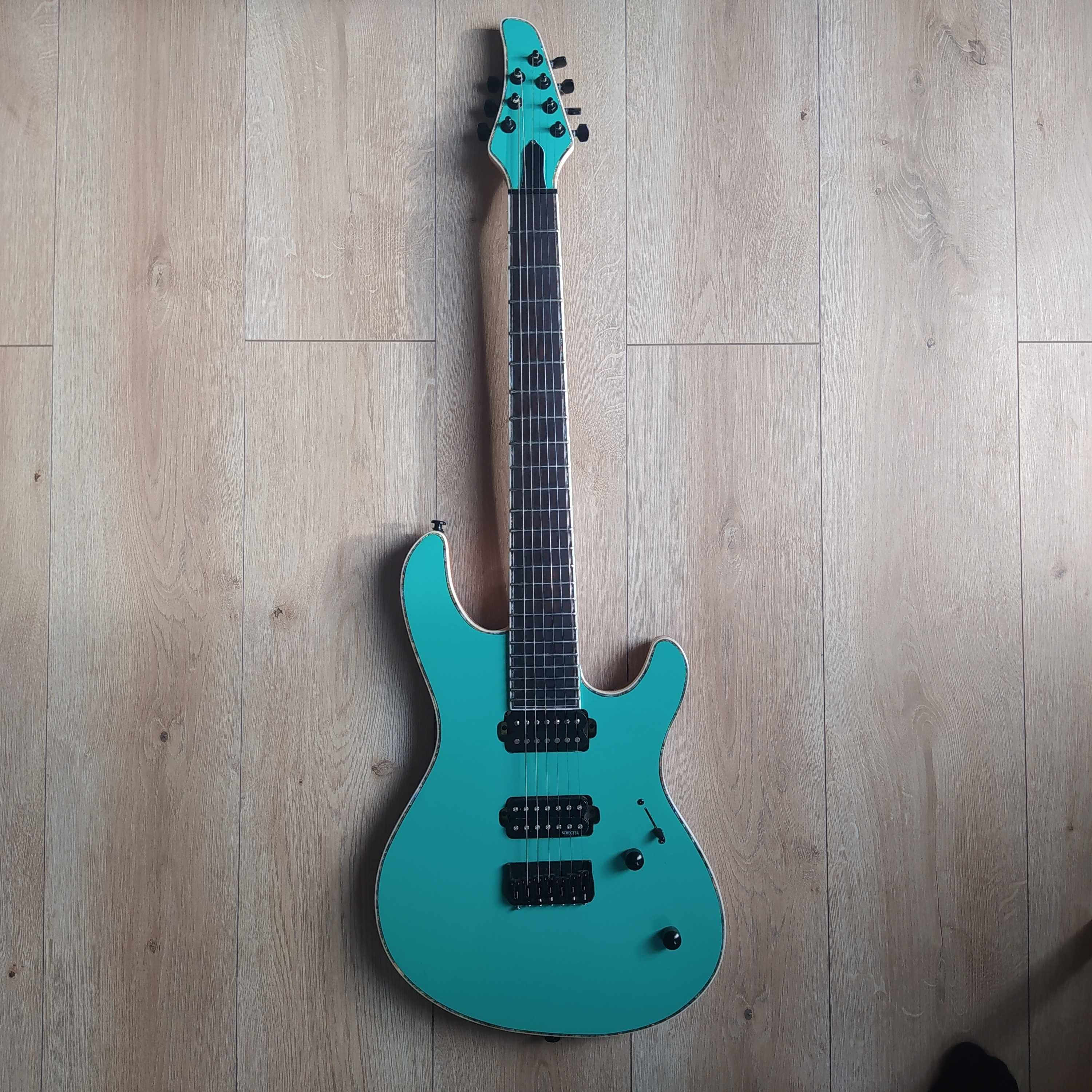 Gitara 7 strunowa siedem elektryczna jak Mayones, Ibanez Schecter Ltd