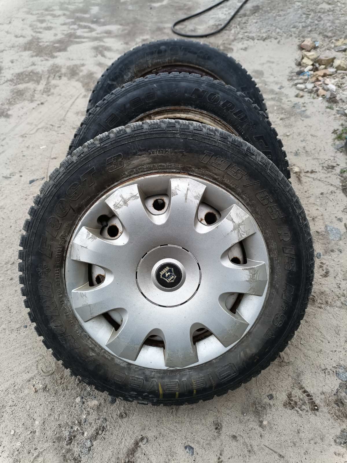 195/65 R-15 Колеса Газ 3110 диски Зимові шини Gislaved комплект колес