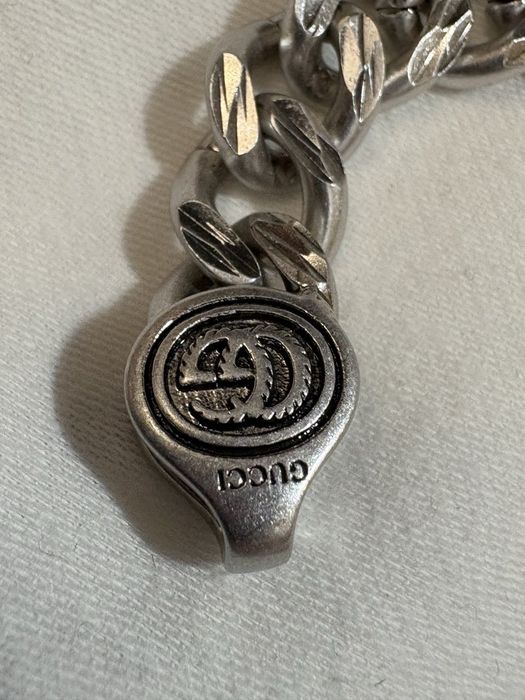 Bransoletka vintage Gucci wyłożona kamieniami GG