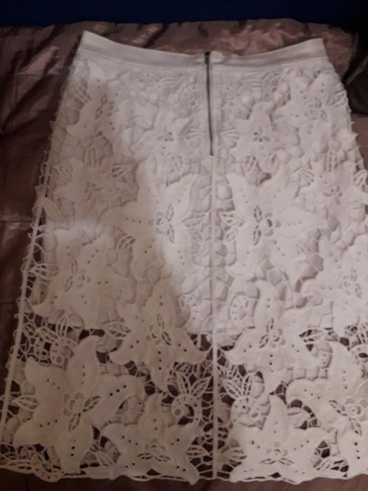 Ажурная натуральная юбка
