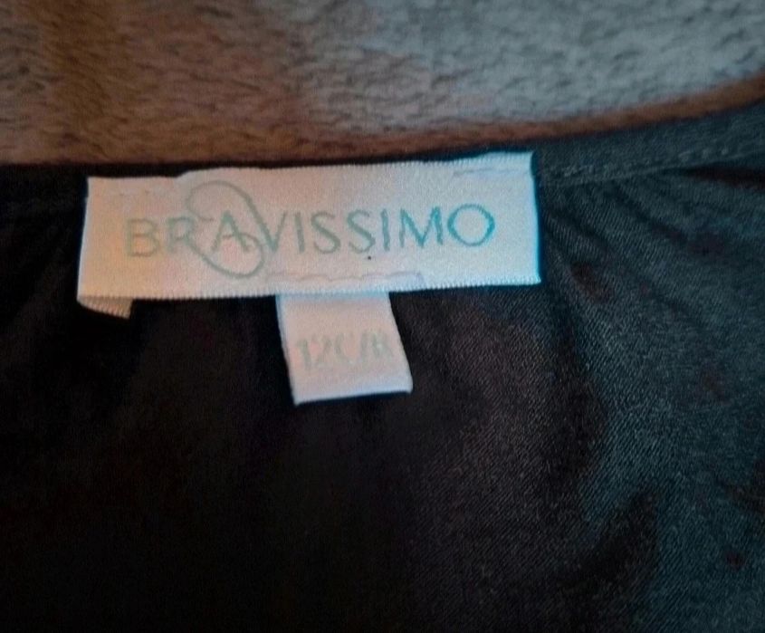 Czarna sukienka midi długi rękaw 97 % wiskoza Bravissimo rozmiar L 40