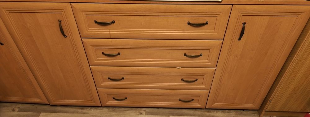 Komplet komoda + słupek