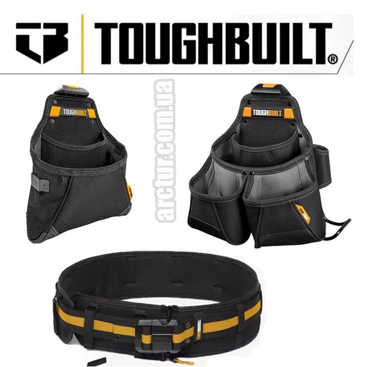 Комплект toughbuilt пояс для інструментів СТ-116P сумка