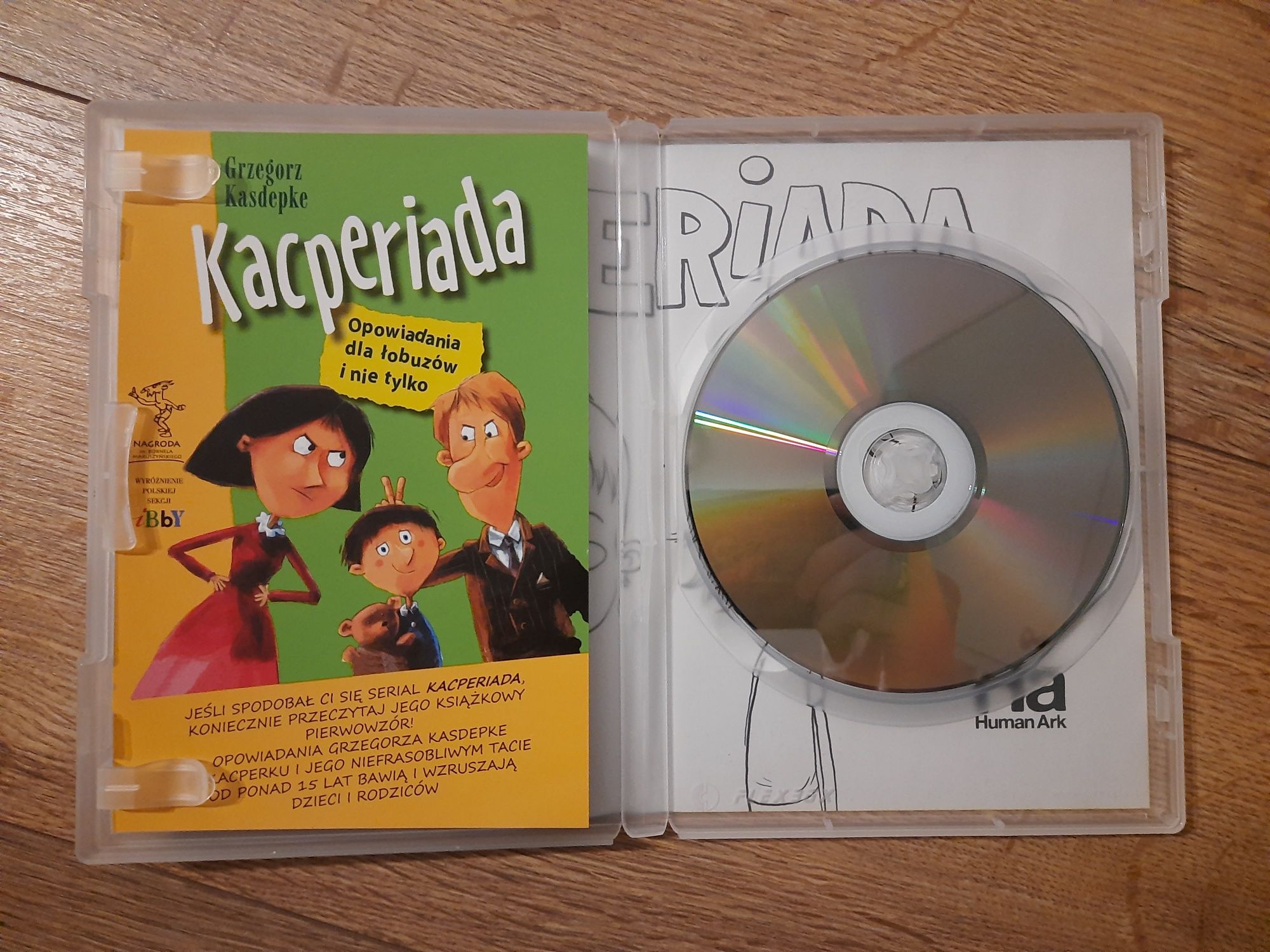 DVD z bajką Kacperiada