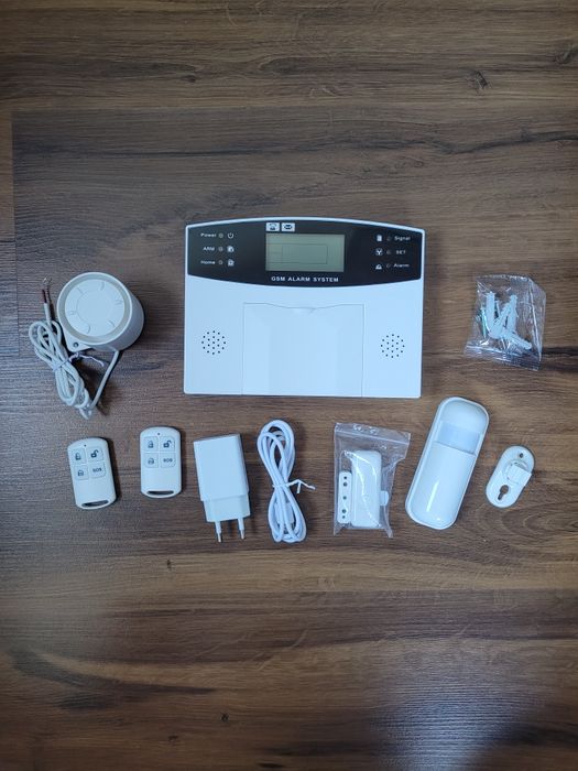 Bezprzewodowy system alarmowy gsm WiFi antywłamaniowy aplikacja na tel