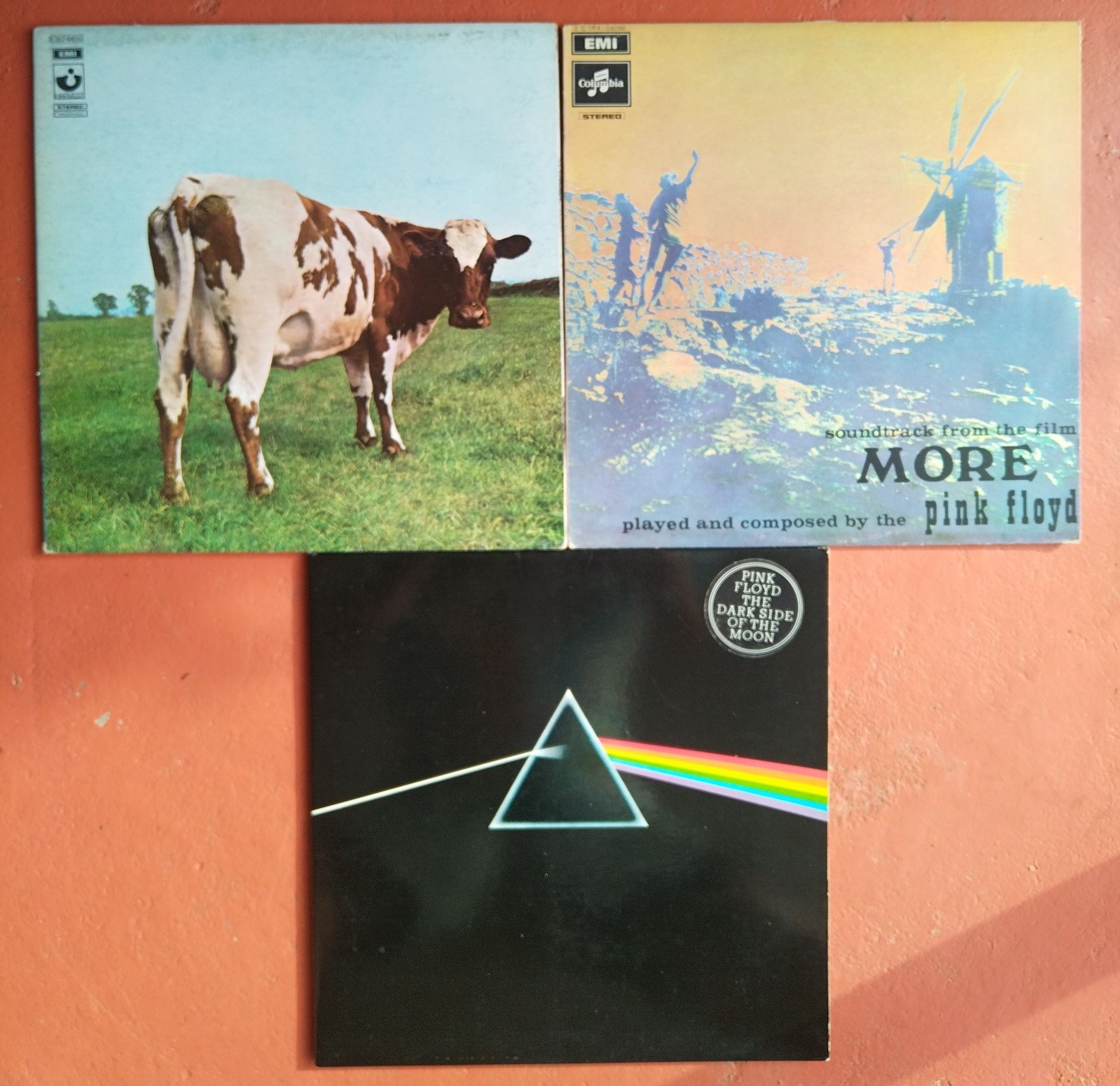 Pink Floyd : Lote de 11 discos de vinil LP