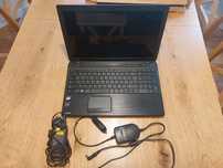Laptop Toshiba dwa zasilacze samochodowy