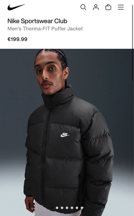 Чоловіча оригінальна пухова куртка пуховик Nike Therma-Fit Down Jacket