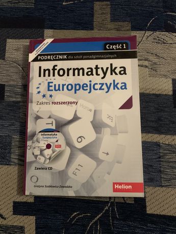Podręcznik Informatyka Europejczyka część 1 Helios rozszerzony książka