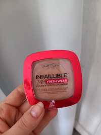 Nowy puder L'Oréal infaillible 24 h nr 245 miel dore