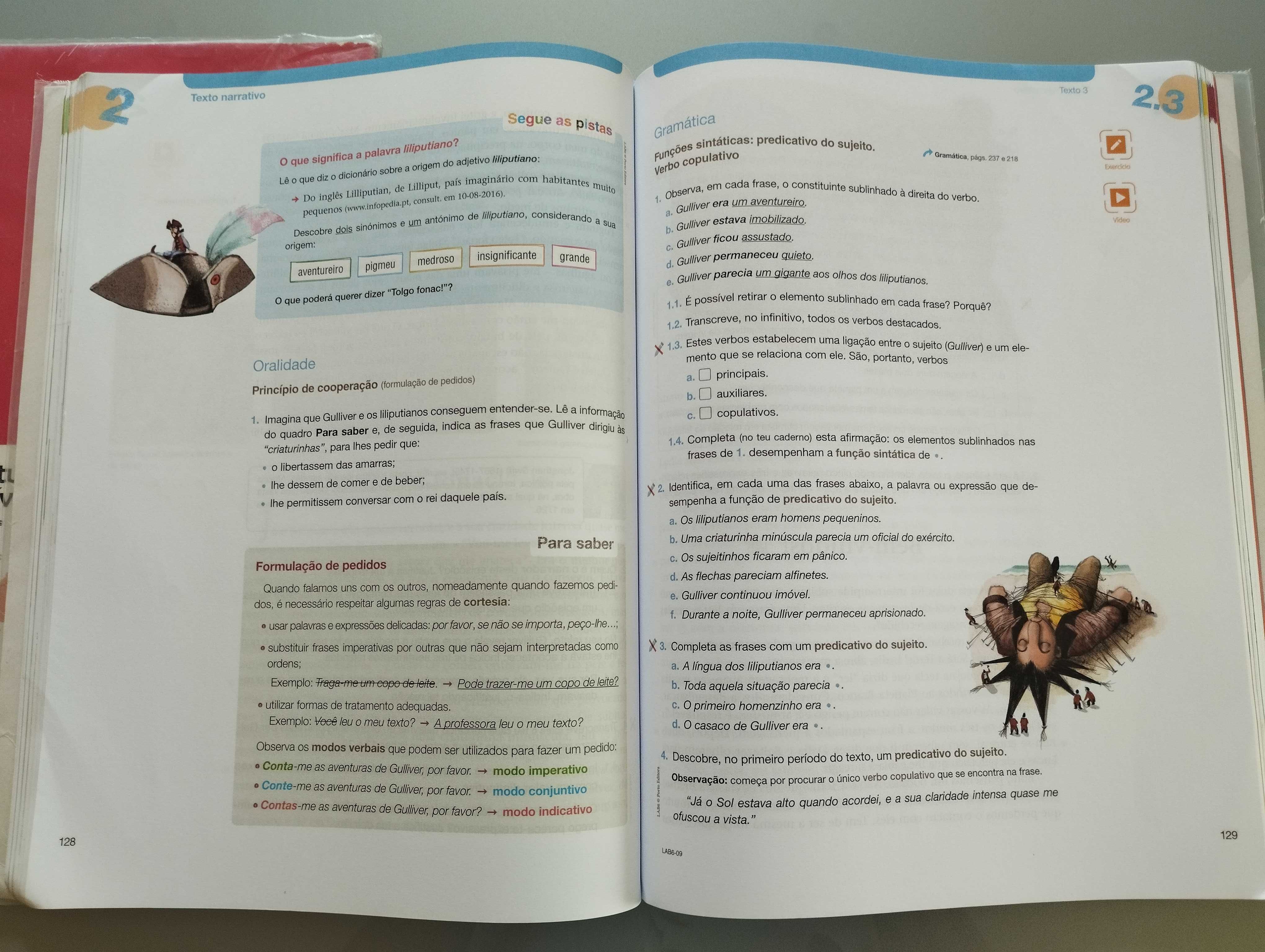 Livros 6º ano Porto Editora