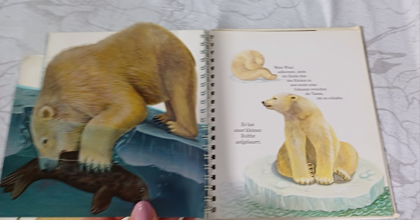 Książeczka w języku niemieckim edukacyjna uszkodzona
