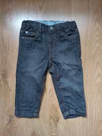 Nowe jeansy spodnie 80 12m