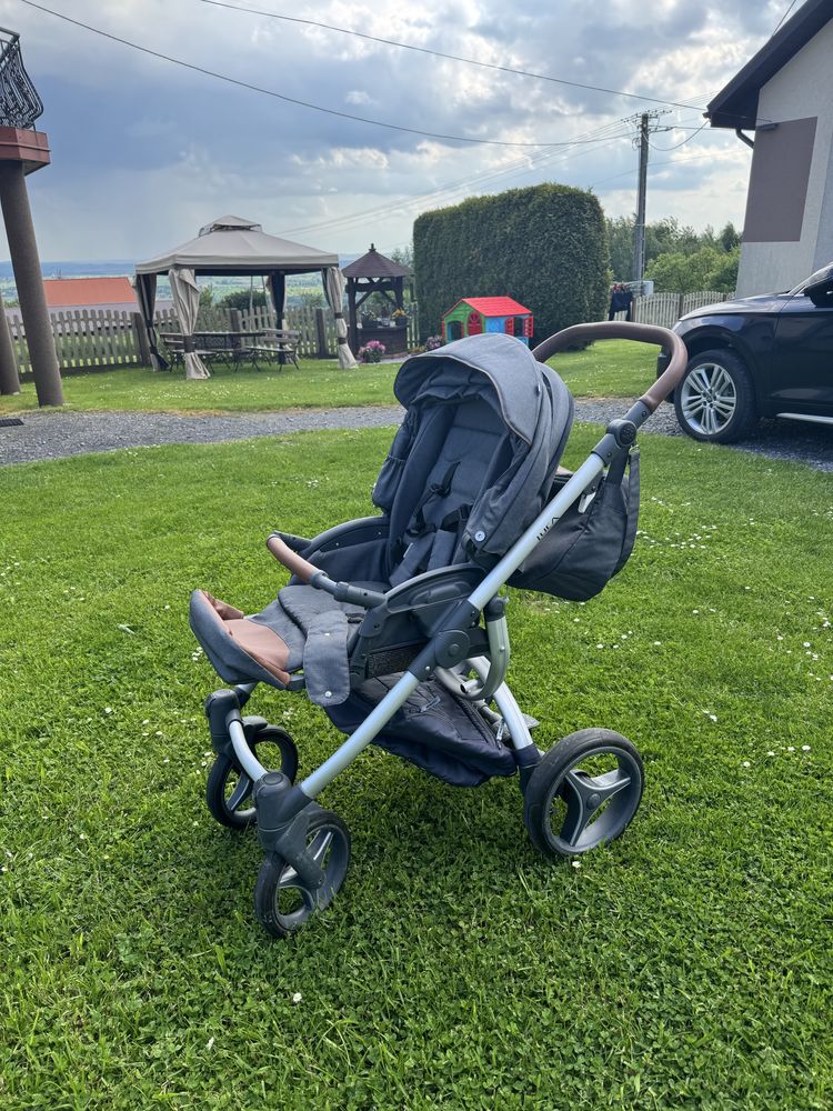 Bebetto Luca 2w1 - wózek gondola i spacerówka