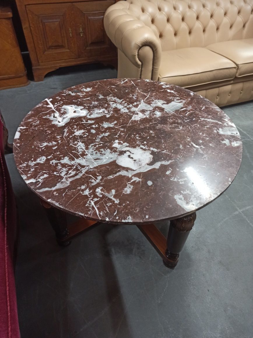Stół, stolik z marmurowym blatem, stolik kawowy