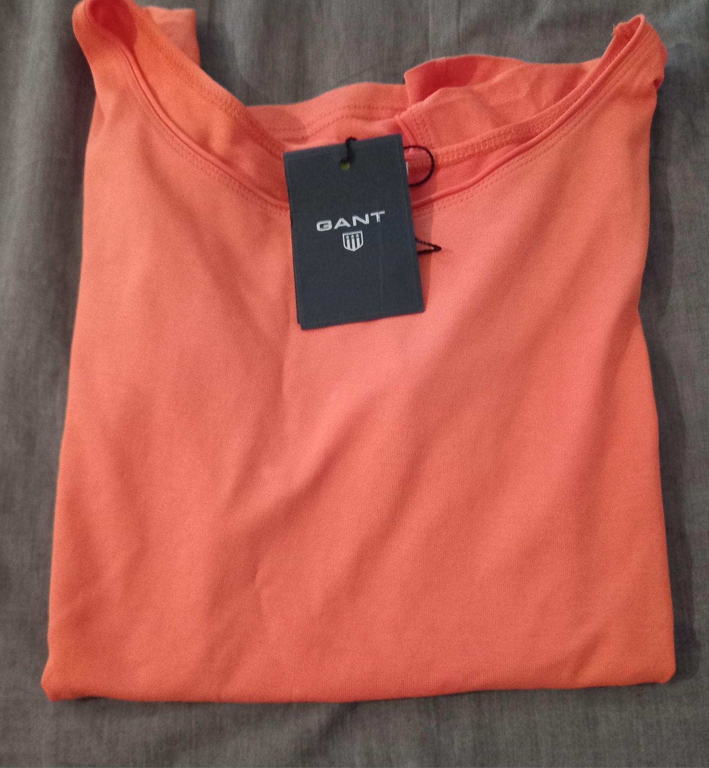 T-shirt S(GANT) salmão