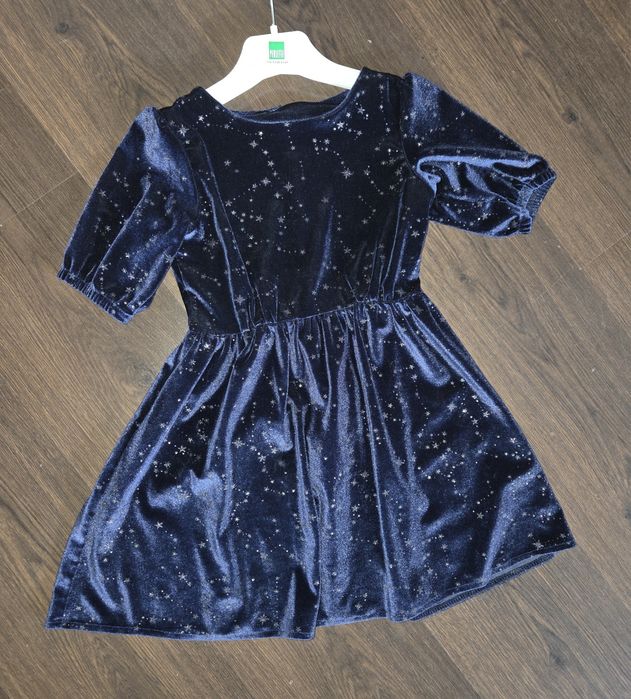 Sukienka granatowa John Lewis 110 5 lat elegancka