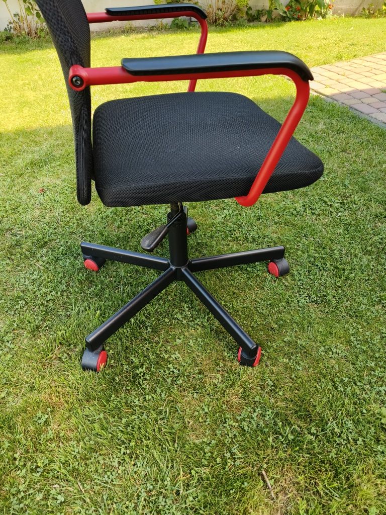 IKEA HUVUDSPELARE fotel, krzesło gamingowe/biurowe - stan bdb