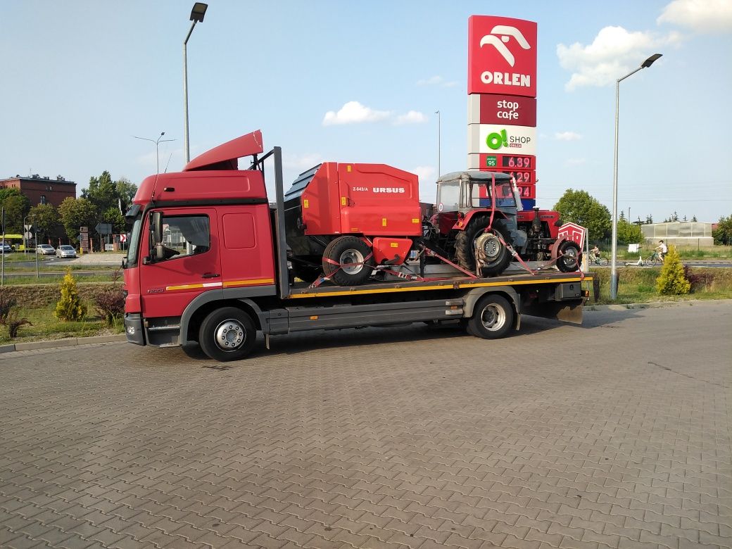 Transport niskopodwozie laweta pomoc drogowa