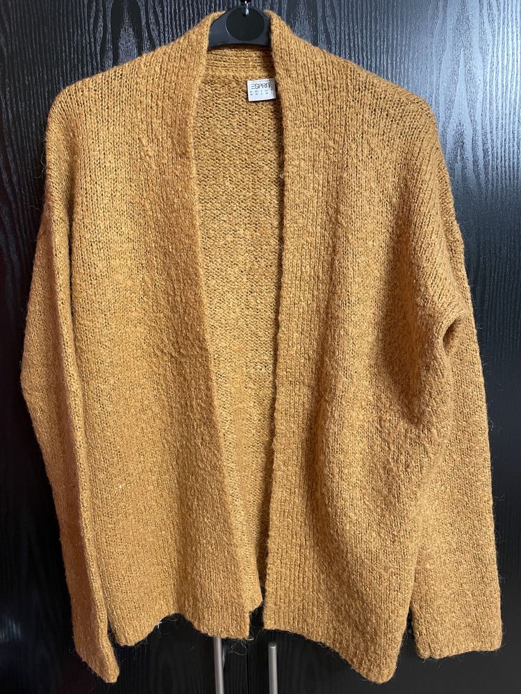 Sweter kardigan rudy narzutka  40