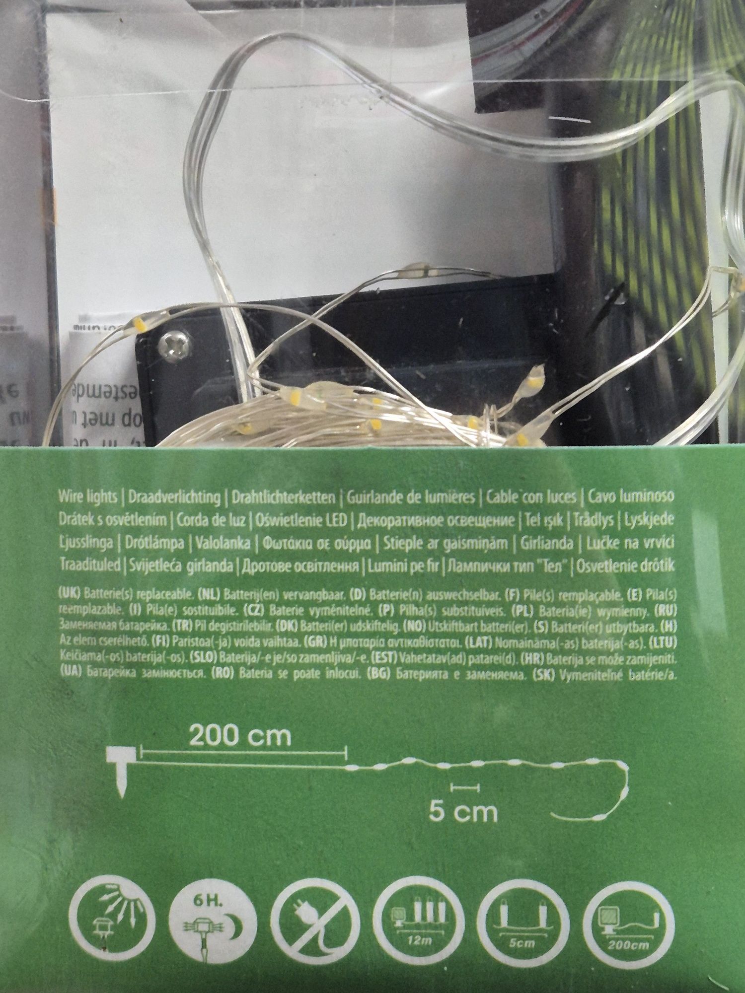 Lampki solarne 200 LED