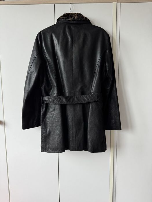Płaszcz damski skórzany C&A 42