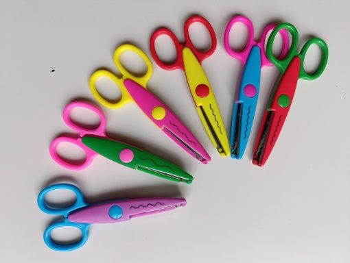 Фігурні ножиці для скрапбукінгу, набір з 6 штук