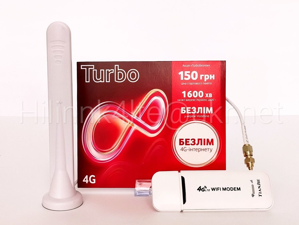 Антенна LTE 4G + Модем  Wi-Fi USB  6dBi Комплект усиление