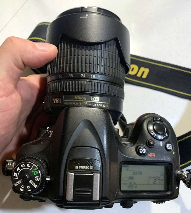 Lustrzanka Nikon D7100 korpus + 18-105mm obiektyw - IDEALNY - WARSZAWA