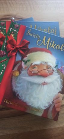 Książka Święty Mikołaj I Ty możesz mu pomóc NOWA nieotwierane okienka