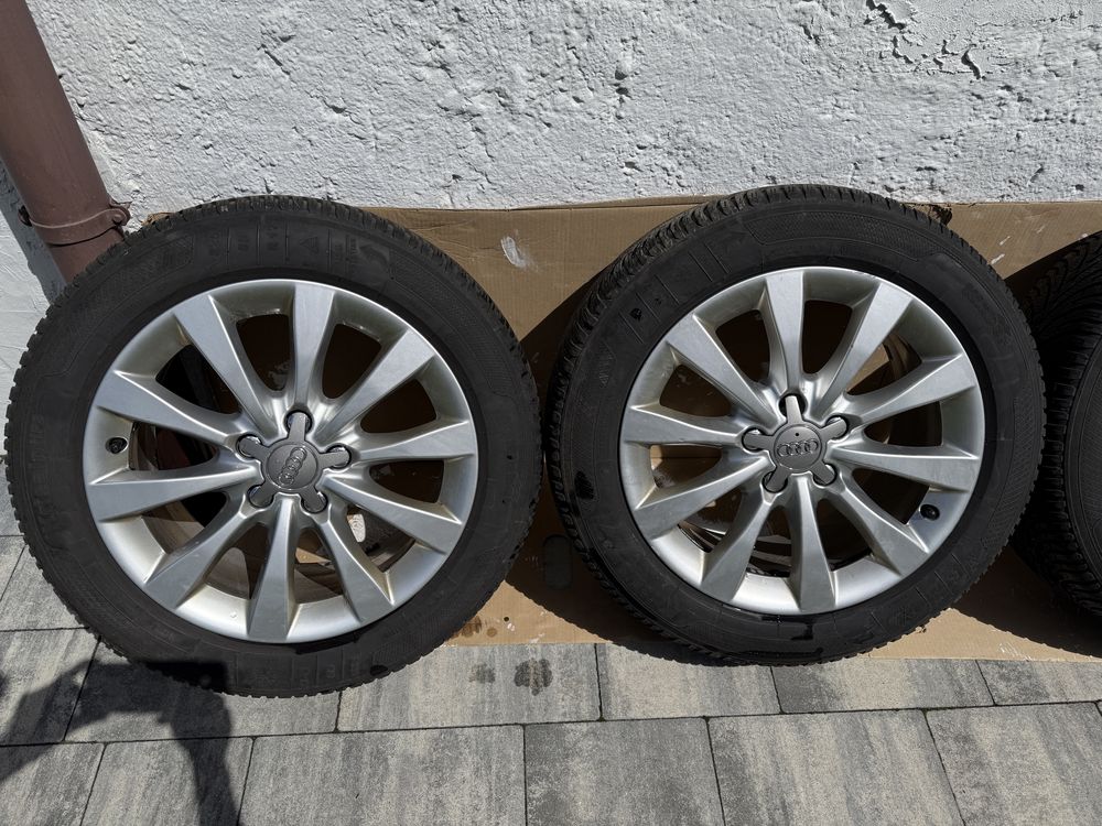 Koła 17 cali do audi a6 c7 felgi z oponami zimowymi