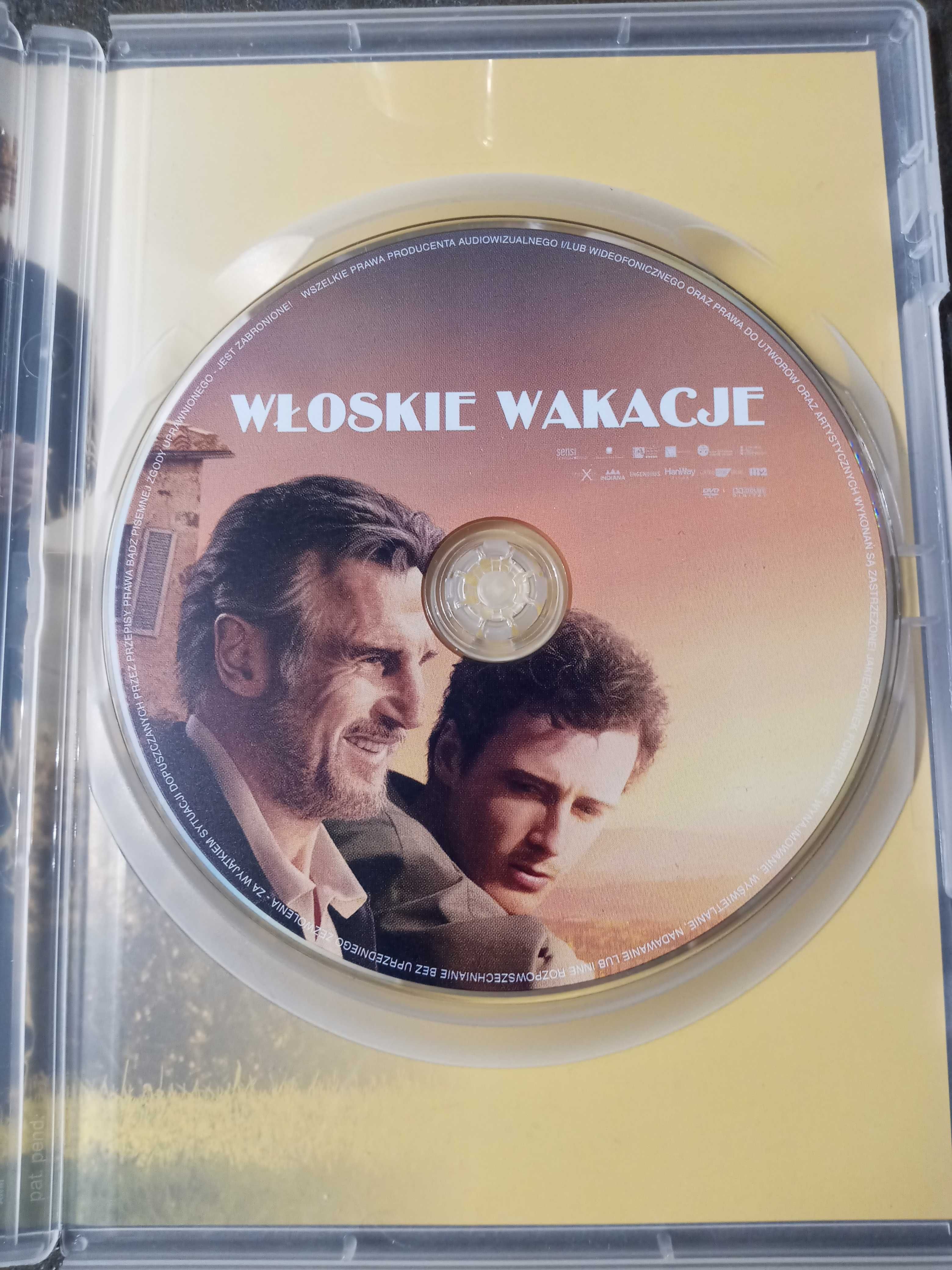 Włoskie wakacje. Płyta DVD.