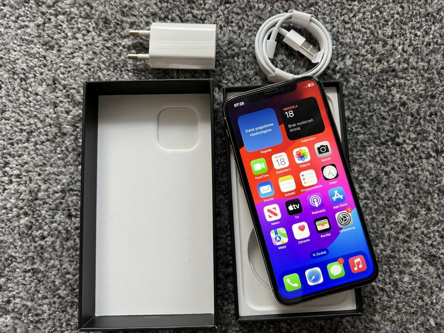 iPhone 11 Pro 64GB SILVER WHITE BIAŁY Srebrny Bateria 100% Gwarancja