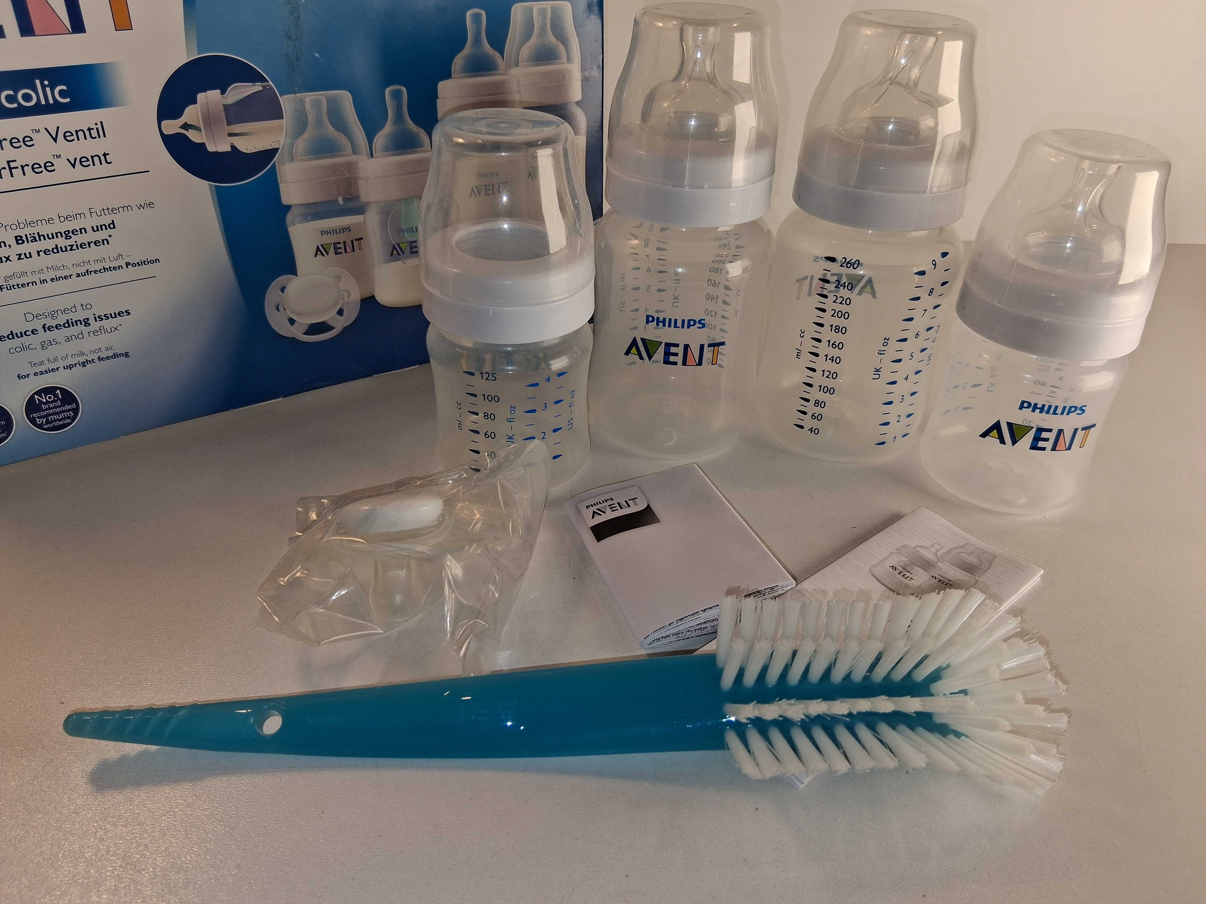 G022 Philips Avent Zestaw Startowy Butelki Antykolkowe AirFree Wentyl