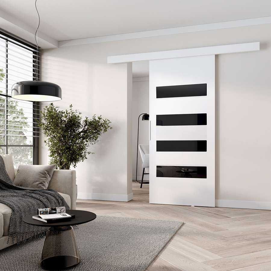 Drzwi przesuwne naścienne MATI  F 100 x 205 cm 90 x 205cm 80 x 205 cm