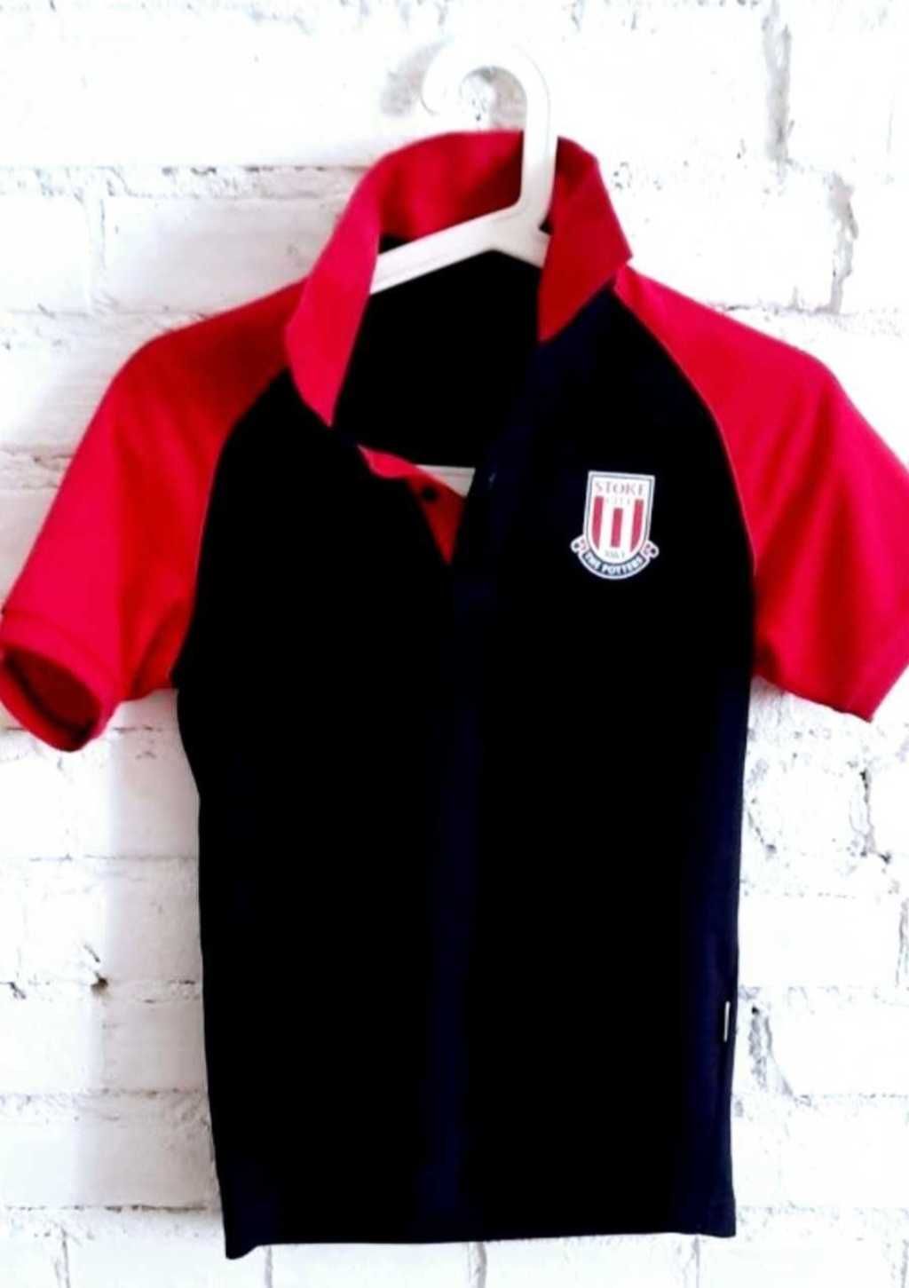 STOKE CITY koszulka polo piłkarska chłopiec 140cm