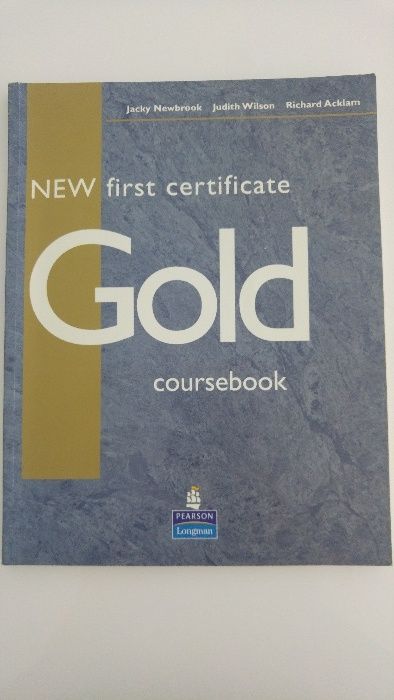 New first ceritifcare gold podręczni j ang