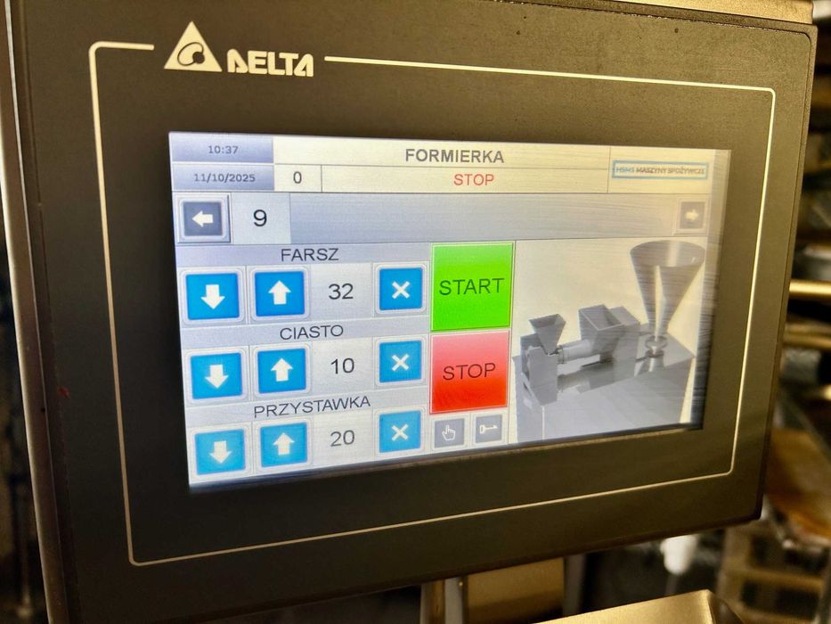 Pierogarka przemysłowa HSMS 130kg/h