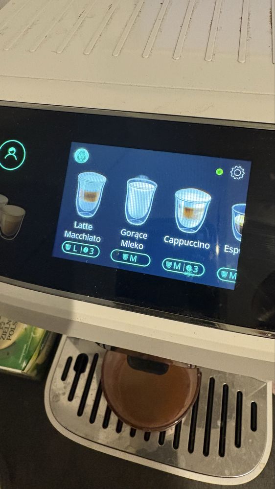 Piekny,Nowy DeLonghi ECAM 320.60.W Magnifica Plus