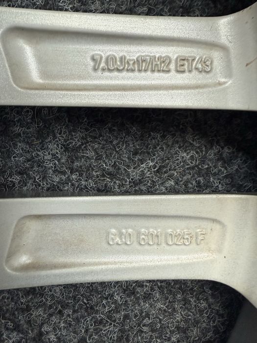 Диски R17 5/100 VW Golf 4 Bora Skod Tour Scala Fabia Roomster Audi A1