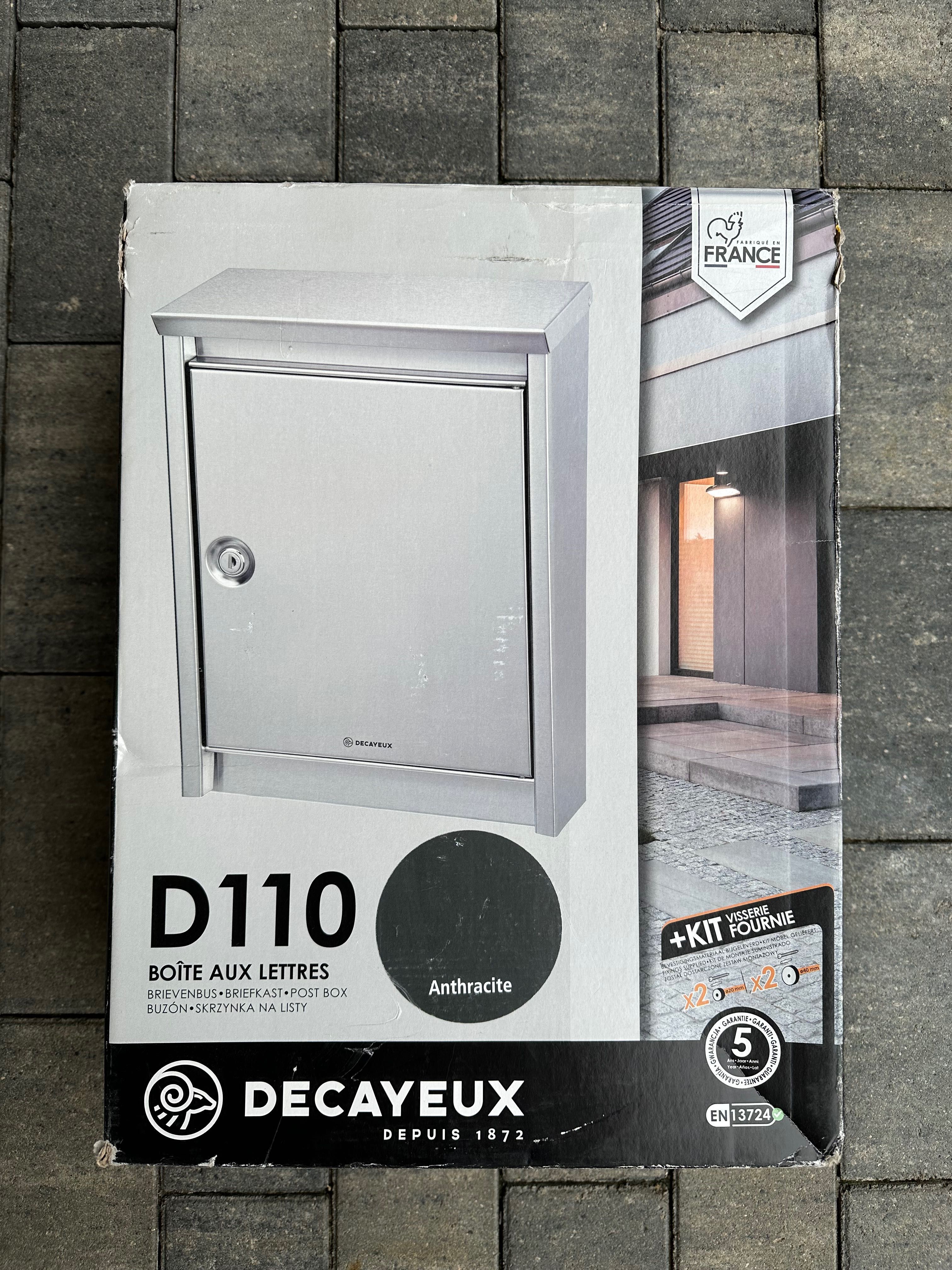 Skrzynka na listy Decayeux D110