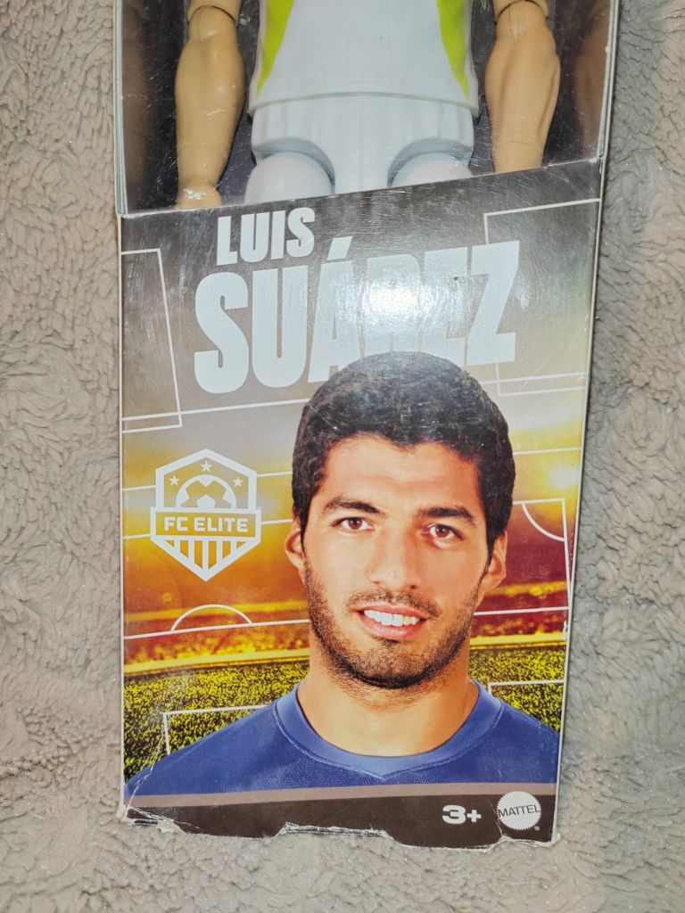 Luis Suarez FC Elite Panini Mattel lalka piłkarz 2016 figurka