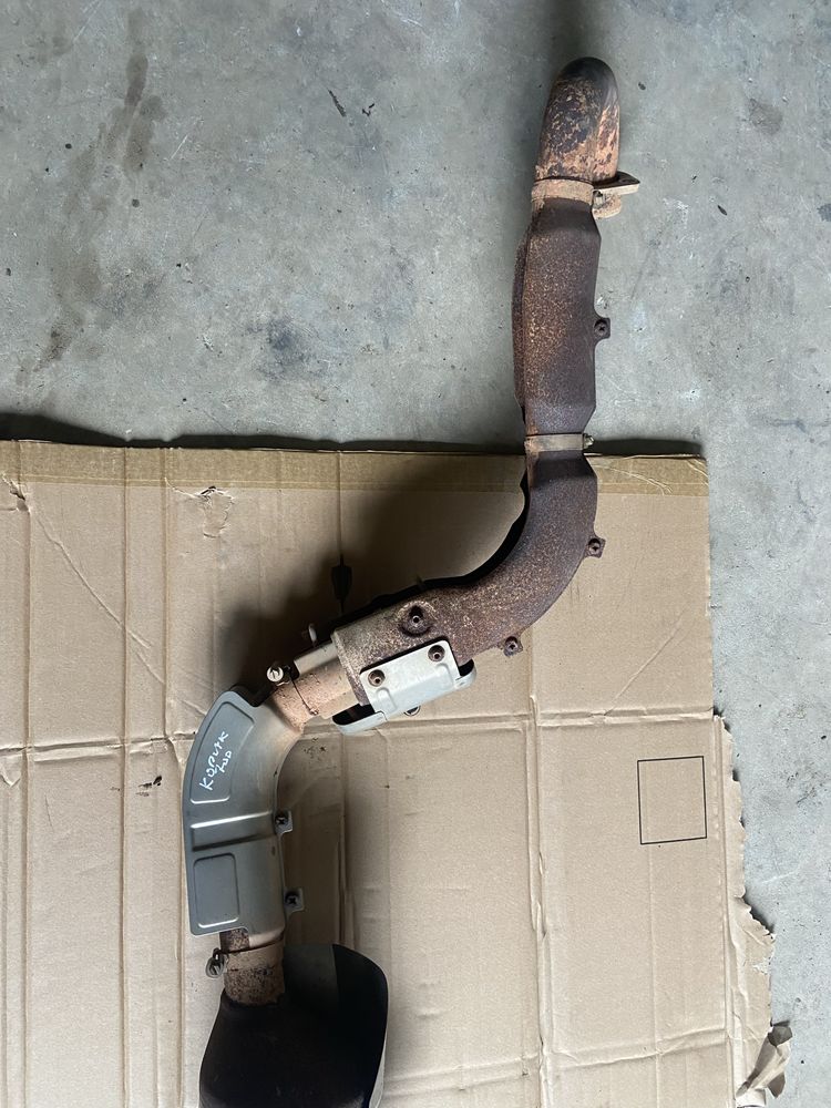 Wydech kolektor tłumnik yamaha kodiak 700 grizzly 700/550