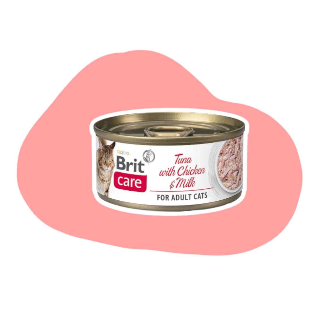 Brit Care Adult Tuna Chicken Tuńczyk kurczak 12x70g Karma mokra