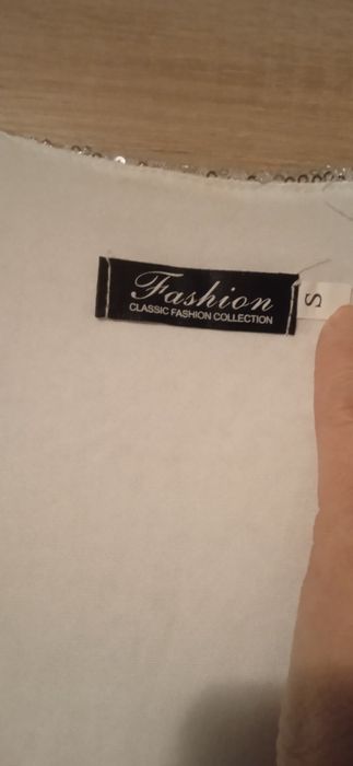 Damska dłuższa bluzka/ tunika/ krótka sukienka cekinowa Fashion