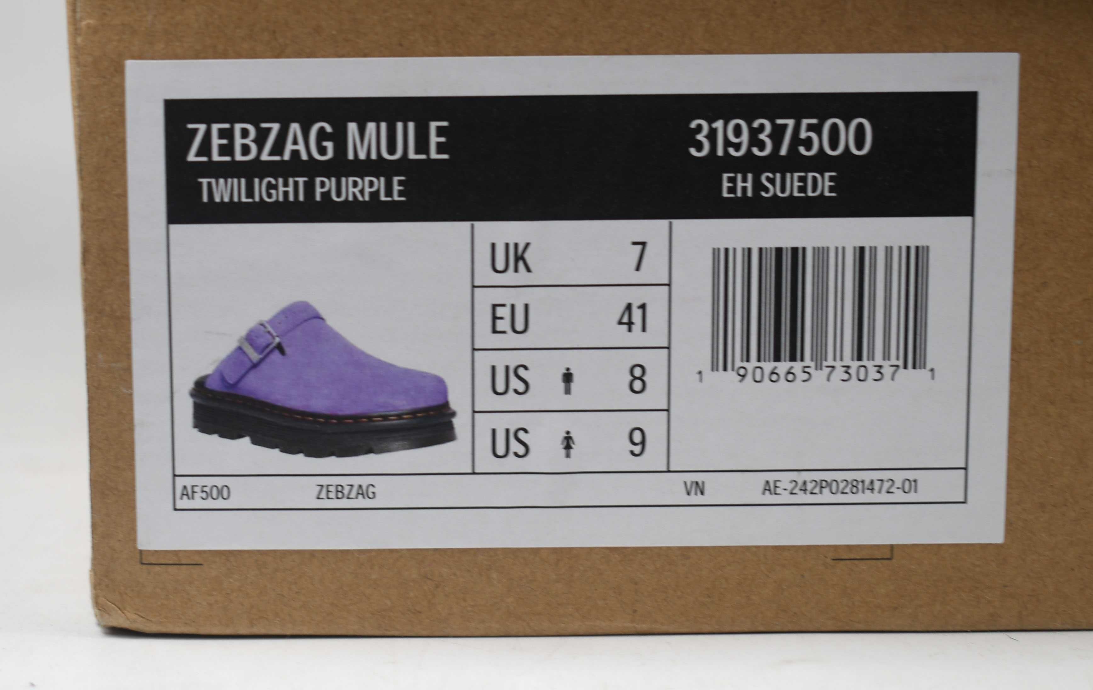 Nowe sandały Dr. Martens zebzag mule roz.  41